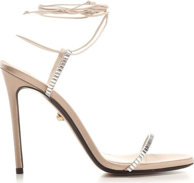 Alevi Milano Kiki Crystal-Embellished Sandals