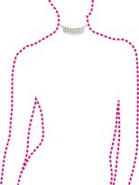 Thumbnail for your product : Charlotte Russe Pearl Bead & Chainlink Choker Necklace