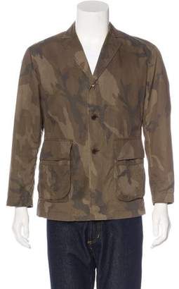 Kenzo Three-Button Camouflage Jacket