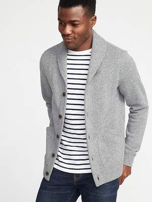 Old Navy Shawl-Collar Sweater-Fleece Cardigan for Men - ShopStyle Clothes  and Shoes