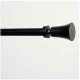 Thumbnail for your product : Exclusive Home Wilton 1" Window Curtain Rod and Finial Set, Adjustable 36"- 60"