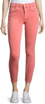 Thumbnail for your product : J Brand 835 Mid-Rise Capri Glowing Jeans, Coral
