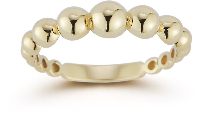 Ember Fine Jewelry 14K Gold Graduated Bubble Ring