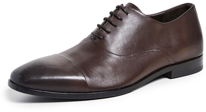hugo boss dark brown shoes