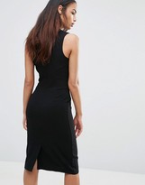 Thumbnail for your product : Love V Neck Plunge Pencil Dress