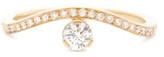 Thumbnail for your product : Sophie Bille Brahe Grace Diamant Diamond & 18kt Gold Solitaire Ring - Gold