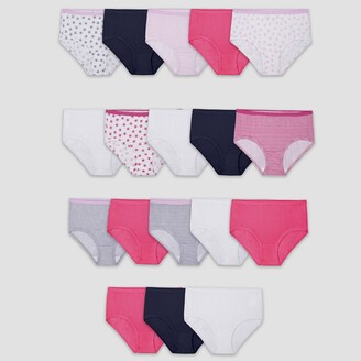 Fruit of the Loom Girls' 14 + 4 Bonus Pack Briefs - Colors May Vary 12 -  ShopStyle