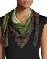 Thumbnail for your product : Mila & Such Do Not Vine Square Silk Scarf, 100cm