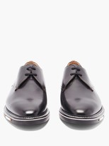 Thumbnail for your product : Burberry Humberton Logo And D-ring Leather Derby Shoes - Black