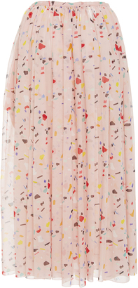 Carolina Herrera Fluid Confetti Skirt