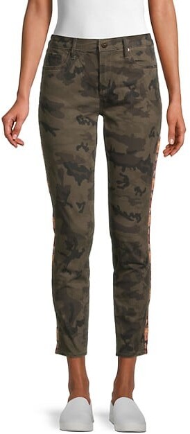 women's camo stretch jeans