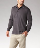 Thumbnail for your product : Denver Hayes Long-Sleeve Solid Grindle Polo