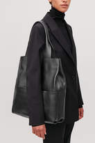 Thumbnail for your product : COS LARGE GRAINED LEATHER BAG