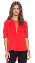 Thumbnail for your product : BCBGMAXAZRIA Marrisa Woven Top