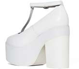 Thumbnail for your product : Nasty Gal Jeffrey Campbell Shoop Platforms - White