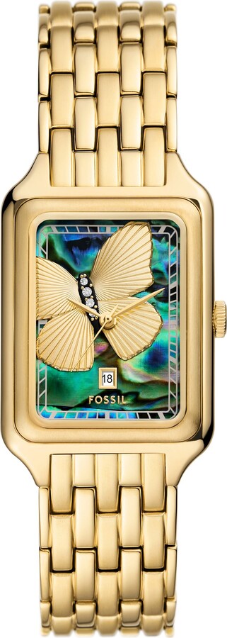 Women's Raquel Three-Hand Date Stainless Steel Watch