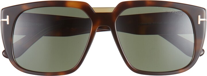 Tom Ford 56mm Square Sunglasses