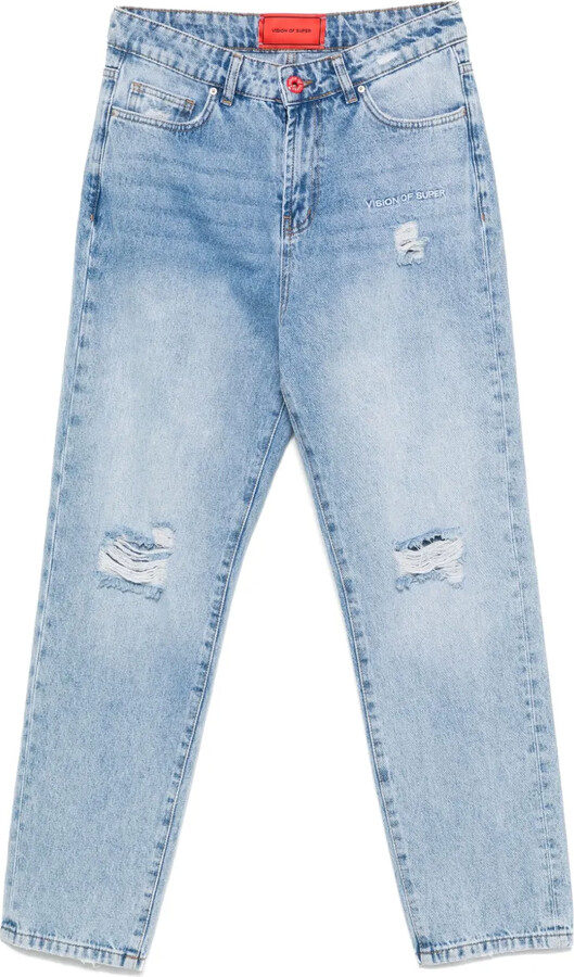 Vision Of Super Distressed-Effect Jeans