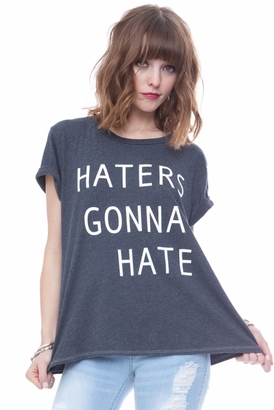 Local Celebrity Haters Schiffer Tee in Black