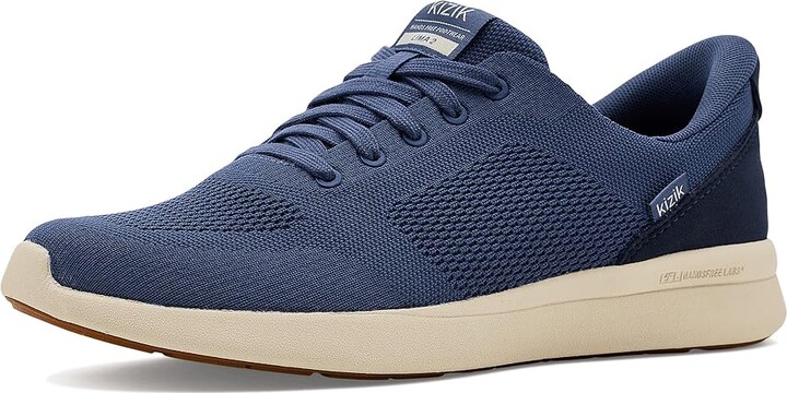Kizik Lima 2 Hands-Free Men's Walking Shoes Blue Indigo : 10.5 W, Canvas