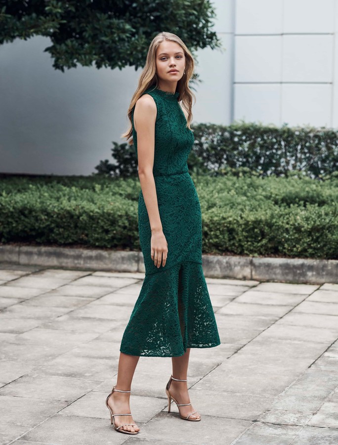 forever new green dress