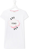 Thumbnail for your product : Fendi Kids - Cloud T-shirt - kids - Cotton/Spandex/Elastane - 14 yrs