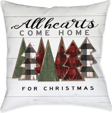 Laural Home All Hearts Come Home Indoor Pillow