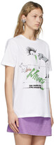 Thumbnail for your product : Ashley Williams White Vomit T-Shirt