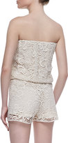 Thumbnail for your product : Alexis Kayleen Lace Strapless Romper