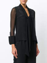 Thumbnail for your product : Alice + Olivia sheer sleeve blouse