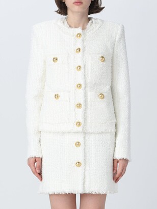 ジャケット BALMAIN Boucle blazer Balmain blazer in bouclé fabric - ShopStyle