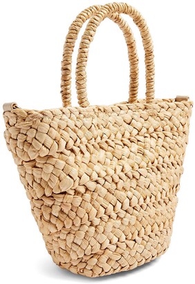 Topshop Rhodes Mini Straw Tote Bag - ShopStyle