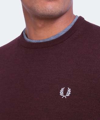 Fred Perry Merino Wool Crew Neck Jumper