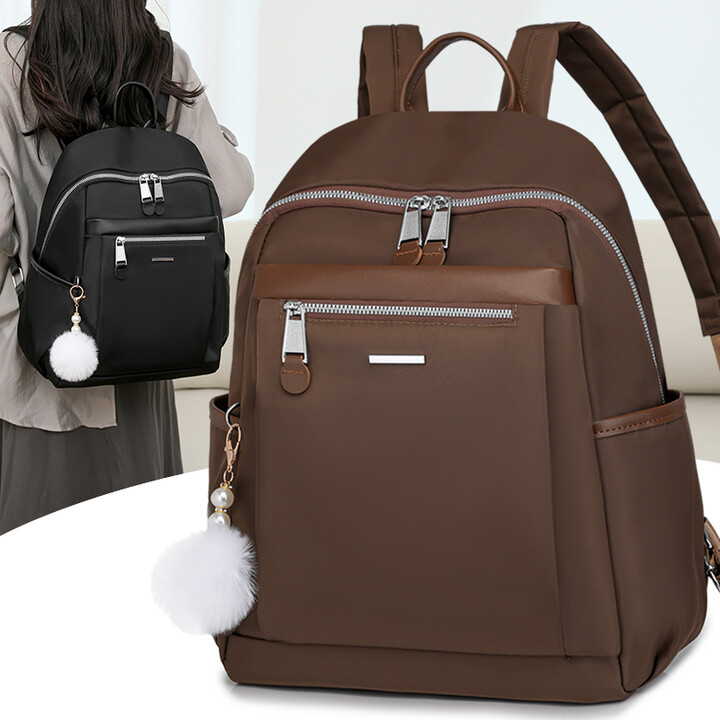 Backpack Fashionable Lightweight Oxford Cloth Travel Backpack College Student Computer Large Capacity Commuting Bag School Bag