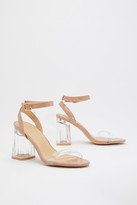 Thumbnail for your product : Nasty Gal Womens Take It From Heel Clear Patent Heels