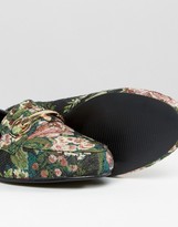 Thumbnail for your product : ASOS Mineral Wide Fit Jacquard Loafers