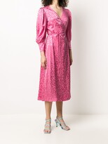 Thumbnail for your product : The Andamane Leopard Print Balloon Sleeve Dress