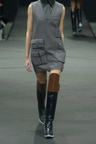 Thumbnail for your product : Alexander Wang Wool-blend twill mini dress