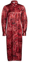 Thumbnail for your product : Ganni Silk Stretch Satin Dress