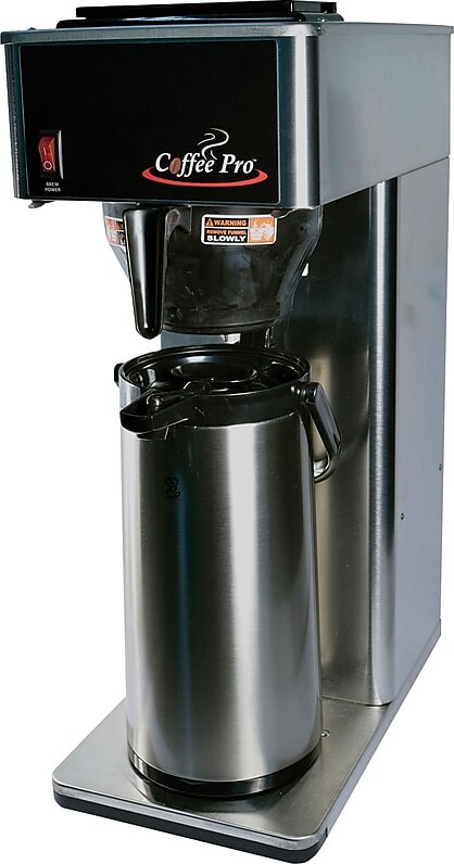 CoffeePro Coffee Pro Institutional 9-Cups Pourover Coffee Maker, Stainless Steel (CPAPXX)
