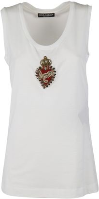 Dolce & Gabbana Crown Logo Tank Top