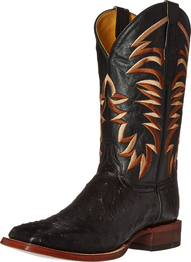 Men's Cognac Ostrich Print Western Belt – Rodeo Boots
