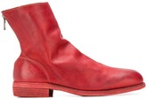 Thumbnail for your product : Guidi Grained-Effect Ankle Boots