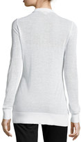Thumbnail for your product : Michael Kors Long Knit Cardigan, White