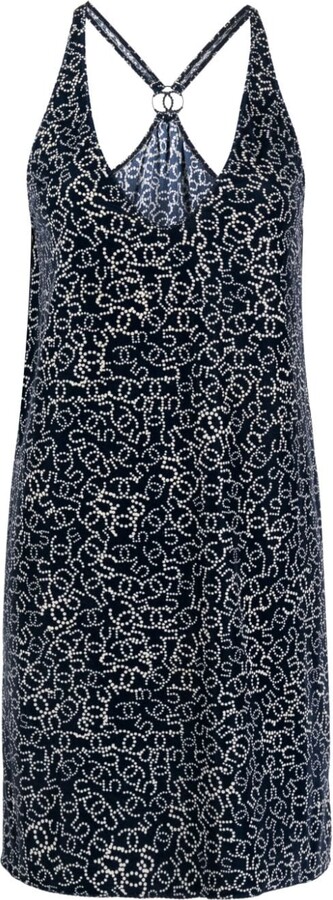 Chanel Pre Owned 1998 Dragon Fly Print Dress - ShopStyle
