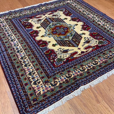 Bungalow Rose One-of-a-Kind Hand-Knotted New Age 6'6\