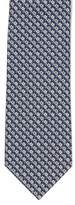 Thumbnail for your product : Gucci Retro Logo Jacquard Silk Tie - Mens - Blue Multi