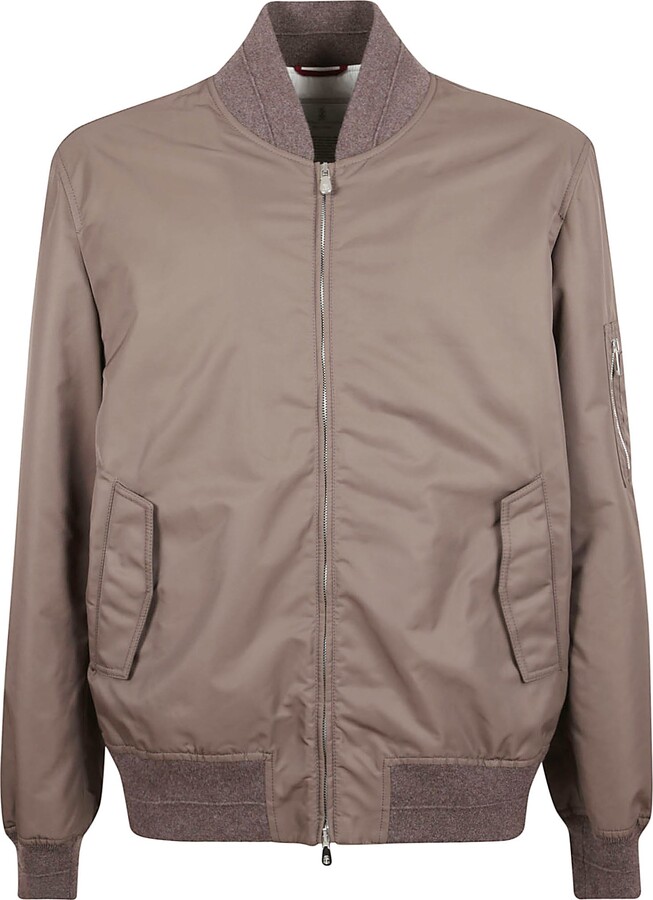 Brunello Cucinelli Zip-front Bomber Jacket