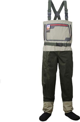 Kylebooker Fly Fishing Chest Waders Breathable Waterproof Stocking foot  River Wader Pants for Men and Women - ShopStyle Activewear