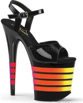 Thumbnail for your product : Pleaser USA Flamingo-809UVLN Neon Platform Ankle Strap Sandal
